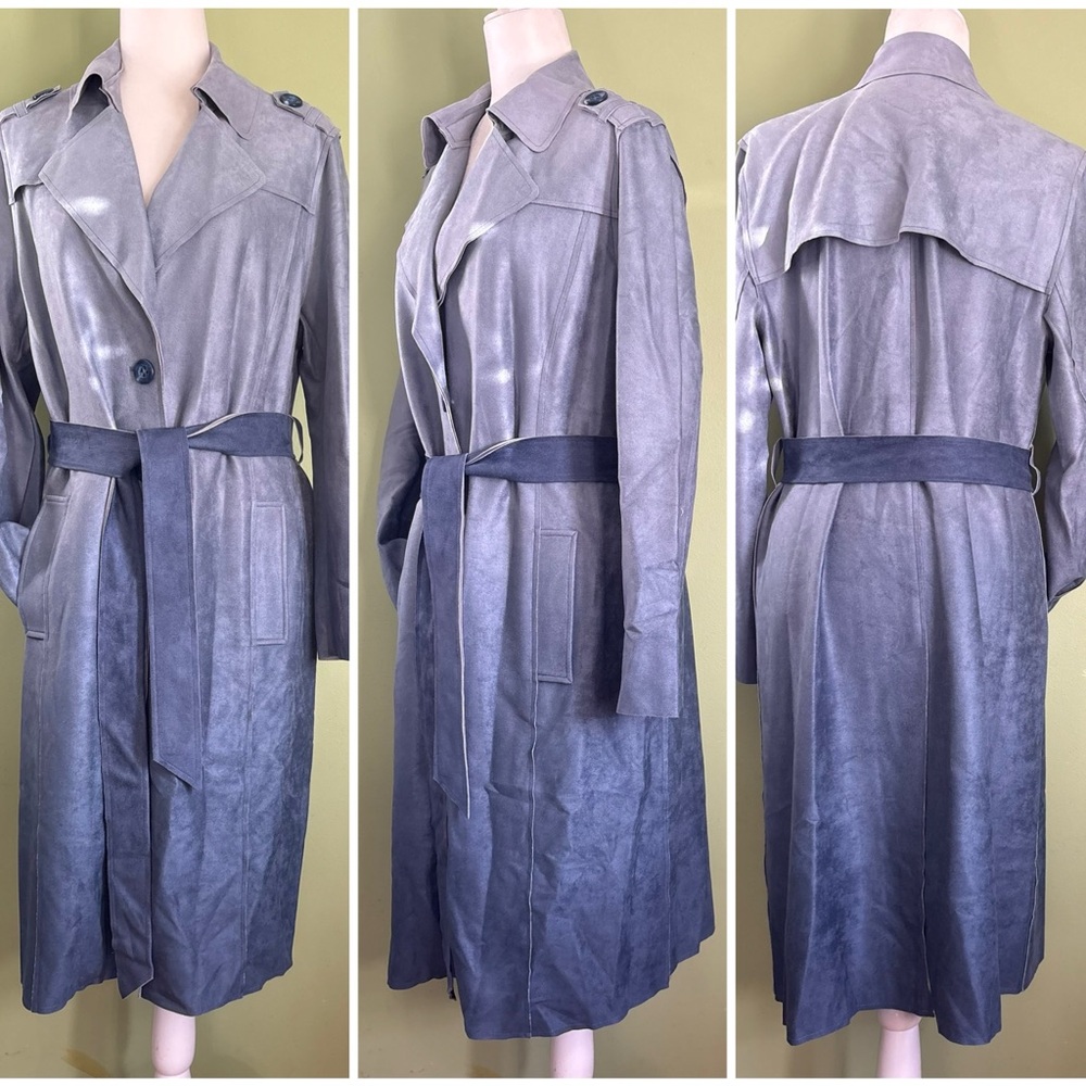 Chico’s Suede TrenchCoat